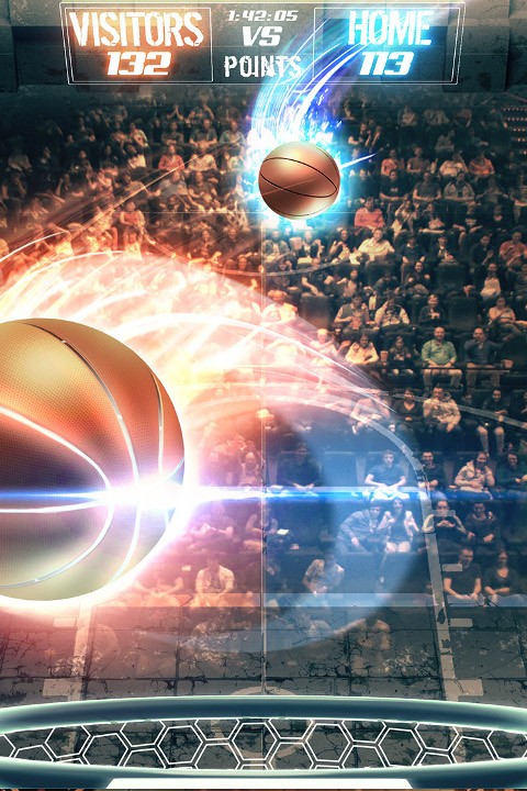 High-energy Skemmi interactive sports crowd game interface with visual effects, engaging crowds in competitive play